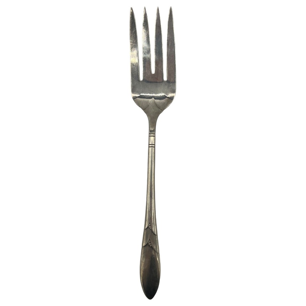 Oneida Community LADY HAMILTON Silverplate Meat Serving Fork‎ 8 1/2" Flatware